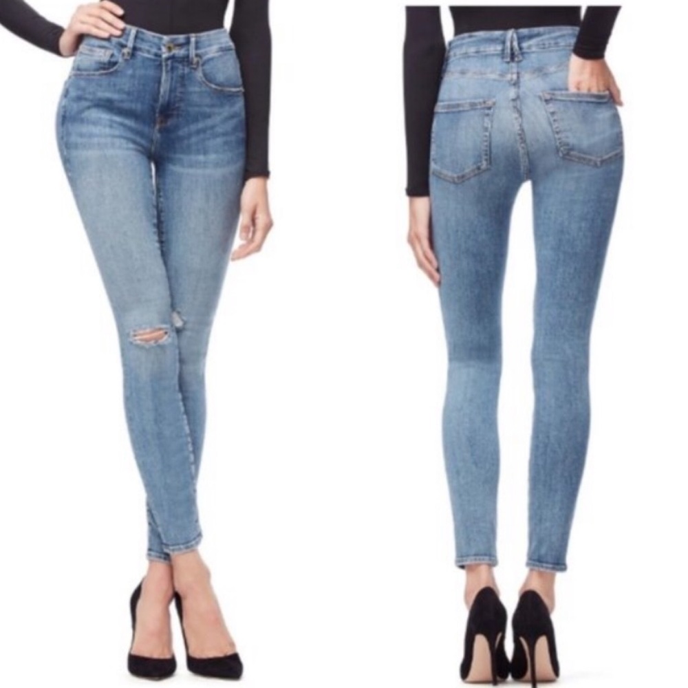 Good American Good Legs High Rise Skinny Jeans 24